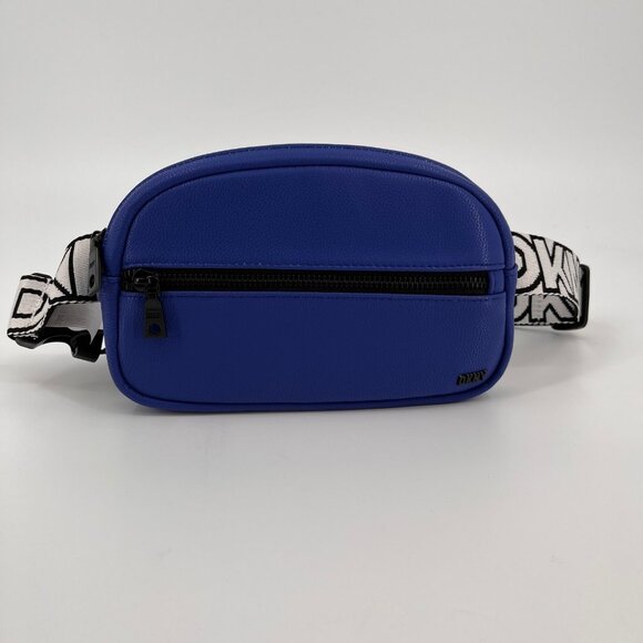 DKNY Bodhi Belt Bag Sapphire Blue Leather Multi Hands‑Free Waist Style - Picture 1 of 10